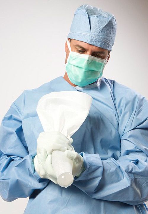 implant squeezed through Keller funnel