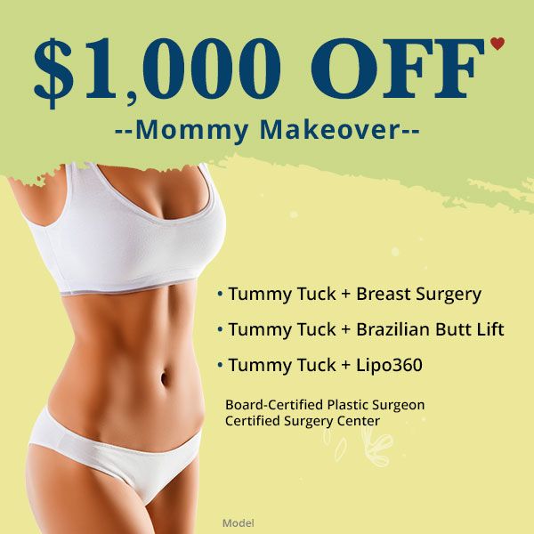 $1000 off Mommy Makeover Surgery
